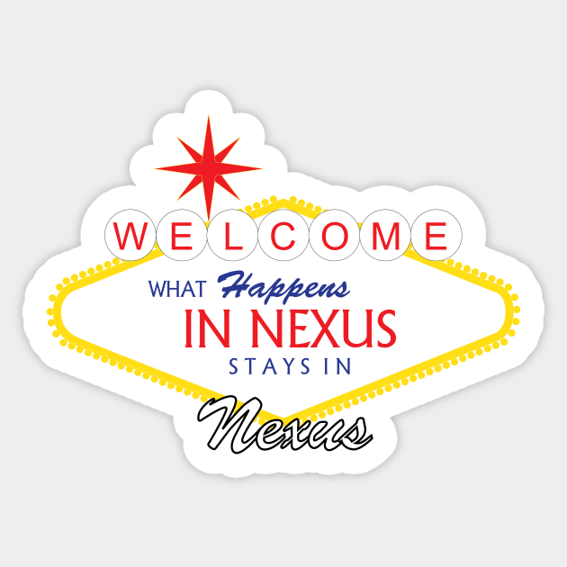 What Happens in Nexus... Sticker by hyperionnebulae